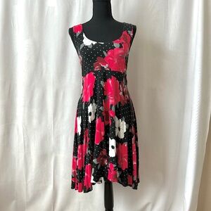 Floral Midi Sundress Tank Style Fit & Flare from brand Papillon Size M EUC